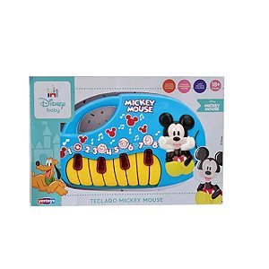 Teclado Mickey Mouse Com Notas Musicais E Sons De Animais Yestoys