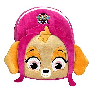 Mochila De Pelúcia Patrulha Canina Candide Skye