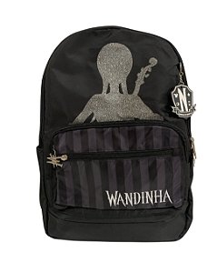 Mochila De Costas Wandinha Brilho Luxcel