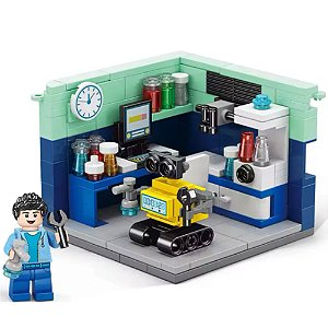Blocos De Montar Laboratório 142 Pc Bloxi