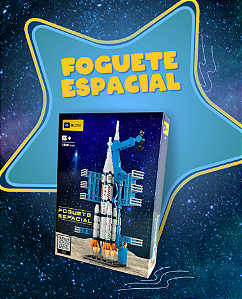Blocos De Montar Foguete Espacial 130 PC Bloxi