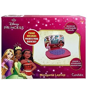 Minigame Laptop Princesas Com Tela Disney Candide