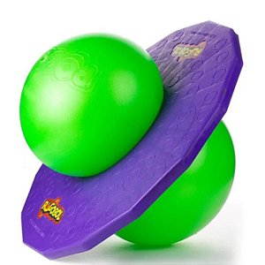 Brinquedo Pogobol Estrela Roxo e Verde