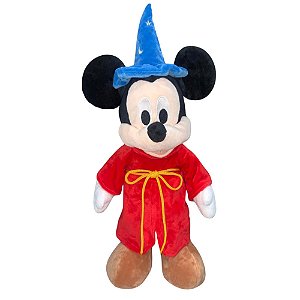 Pelúcia Com Luz E Som Mickey Fantasia 40cm Multikids