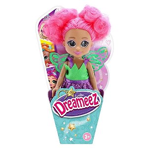 Mini Boneca Dreameez Fadinha Mágica Vestido Roxo Multikids