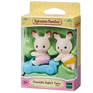 Gêmeos Coelho Chocolate Sylvanian Families