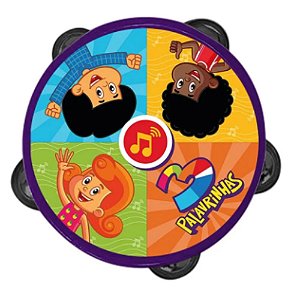 Pandeiro Musical 3 Palavrinhas Yestoys