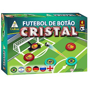 Jogo Futebol Botão Gulliver Cristal 7 Seleções Com Portugal