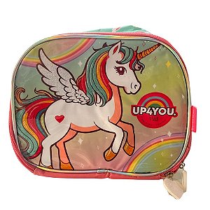Lancheira Térmica Unicórnio Up4You Petit Rosa Luxcel