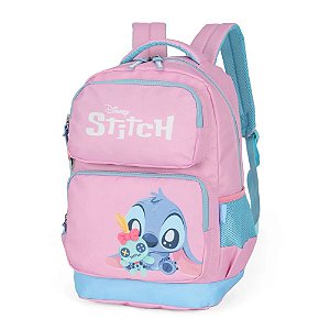 Mochila De Costas Stitch Baby Rosa Luxcel