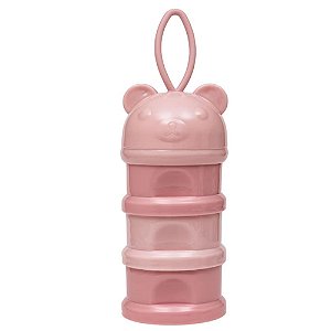 Potes Empilháveis Para Leite Em Pó E Snacks Buba Rosa
