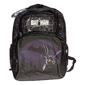 Mochila De Costas Batman Preto E Azul DC Luxcel
