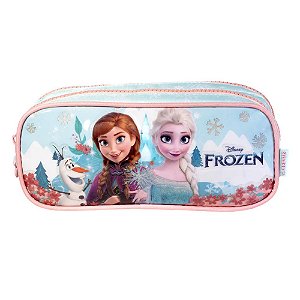 Estojo Duplo Escolar Frozen Anna E Elsa X Xeryus 14746