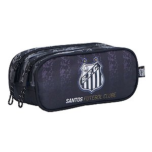 Estojo Escolar Duplo Santos R Xeryus 16616 Preto