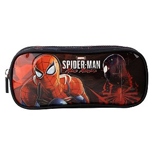 Estojo Duplo Escolar Spider Man X1 Xeryus 14926