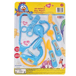 Kit Médico Dra Popó Galinha Pintadinha Sortido 6 Peças Yes Toys