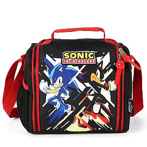 Lancheira Escolar Térmica Preto Sonic Luxcel
