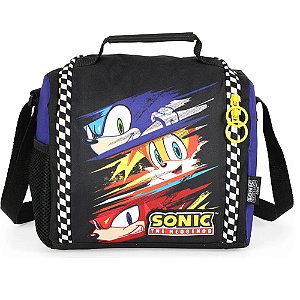 Lancheira Escolar Térmica Azul Sonic Luxcel
