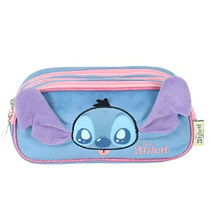 Estojo Stitch Azul Luxcel