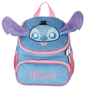 Lancheira Térmica Azul Pelúcia Stitch Disney Luxcel
