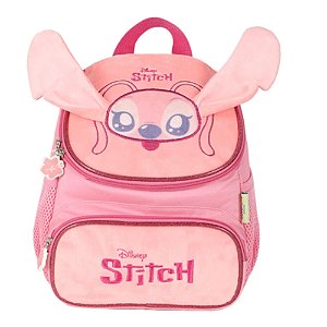 Lancheira Térmica Rosa Pelúcia Stitch Disney Luxcel