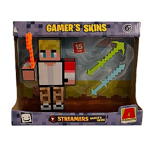 Boneco Articulado Gamer Skin Tommy Algazarra