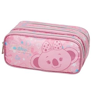 Estojo Triplo Lilica Ripilica Charming Rosa Pacific