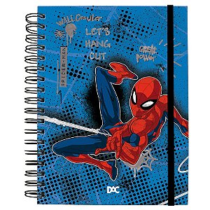 Caderno Inteligente A5 Escolar Homem Aranha DAC 80 Folhas
