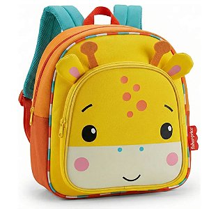 Mochila De Costas Escolar Girafa Fisher Price Luxcel