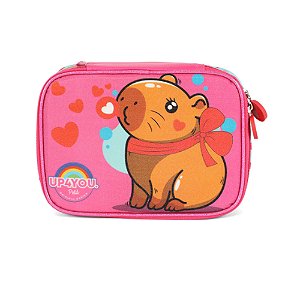 Estojo Box Capivara Glitter Luxcel