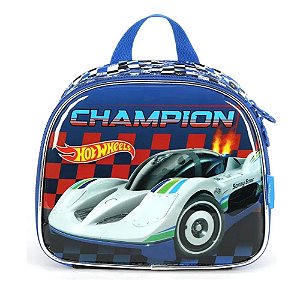 Lancheira Térmica Hotwheels Champion Azul Luxcel