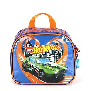 Lancheira Térmica Hotwheels Azul Luxcel