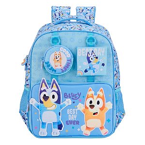 Mochila Costas Escolar Bluey E Bingo Infantil 15552 XERYUS