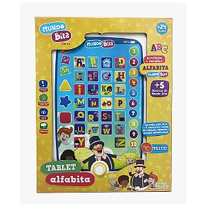 Tablet De Atividades Alfabita YesToys Mundo Bita