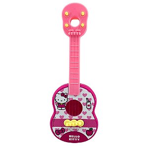 Instrumento Musical  Violão Brinquedo Hello Kitty Candide