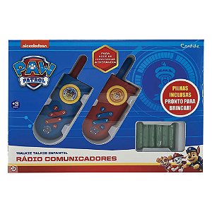 Rádio Walkie Talkie Patrulha Canina Candide