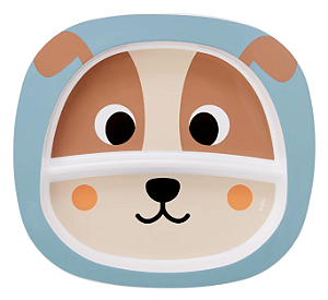 Pratinho Buba Zoo Infantil Estampado Cachorro