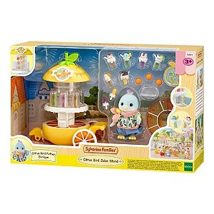Quiosque de suco do pássaro Cítrico Sylvanian families