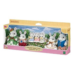 Sylvanian Families Coelhos Cauda De Algodão Celebração Kit