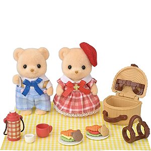 Irmã E Irmão Urso Biscoito  Sylvanian Families