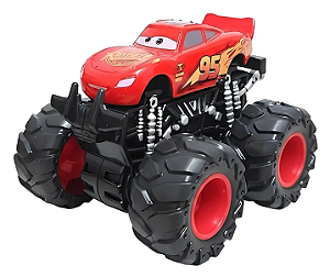 Carrinho Relâmpago Mcqueen 9cm Offroad Fricção  Toyng