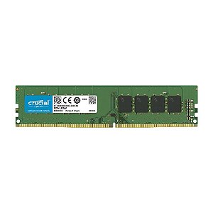 Memória 8GB 2666MHz DDR4 Crucial Udimm CT8G4DFRA266