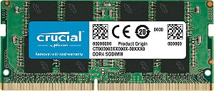 Memória 8GB DDR4 2400MHz CT8G4SFS824A Crucial SODIMM