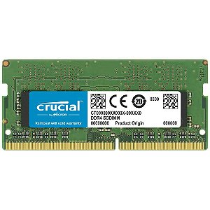 Memória 32GB DDR4 3200MHz CT32G4SFD832A Crucial Sodimm p/ Notebook