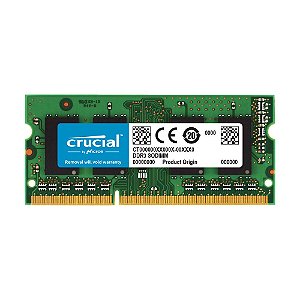 Memória 4GB DDR3L 1600MHz CT51264BF160B Crucial Sodimm