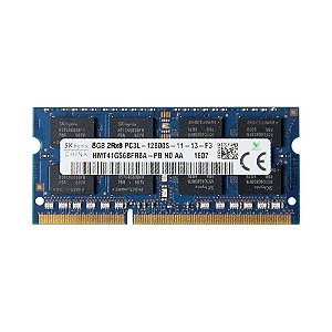 Memória 8GB DDR3L HMT41GS6BFR8A-PB Hynix Sodimm p/ Notebook