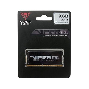 Memória 32GB 2666MHz DDR4 PVS432G266C8S Patriot Viper Steel Sodimm