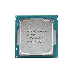 Processador Intel Core i7 7700 3.6Ghz 8Mb CM8067702868314 LGA 1151 QUAD CORE Intel TRAY S/ COOLER