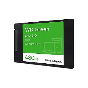 SSD 480GB SATA 3 2.5 WDS480G3G0A Western Green Digital