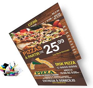 FOLDER  COM 1 DOBRA - 90g - 20X14mm ( 500 unidades)